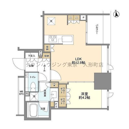 クラッシィハウス大手町ザ・スイートの物件間取画像